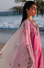 Sahil By Qalamkar Unstitched Lawn Embroidered 3 Piece Suit - QLMSL013 - Tara - Summer Collection