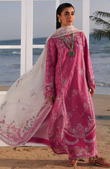Sahil By Qalamkar Unstitched Lawn Embroidered 3 Piece Suit - QLMSL013 - Tara - Summer Collection