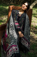 Wilderness by Elaf Unstitched Embroidered Pashmina Shawl  3 Piece Suit ELFWLDW- 3B- TWILIA- Winter Collection