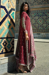Broadway  Echoes of Registan By Mushq  Unstitched Embroidered Jacquard 3 Piece Suit -MSQBDWY- TIMURID ROSE- Winter Collection