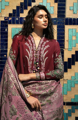 Broadway  Echoes of Registan By Mushq  Unstitched Embroidered Jacquard 3 Piece Suit -MSQBDWY- TIMURID ROSE- Winter Collection