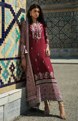 Broadway  Echoes of Registan By Mushq  Unstitched Embroidered Jacquard 3 Piece Suit -MSQBDWY- TIMURID ROSE- Winter Collection