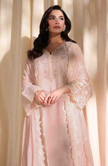 Luxe By Azure Unstitched Chiffon Embroidered 3 Piece Suit  - AZLUXL- 164- Twirling Tulip  - Summer Collection