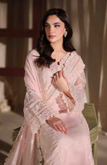 Luxe By Azure Unstitched Chiffon Embroidered 3 Piece Suit  - AZLUXL- 164- Twirling Tulip  - Summer Collection