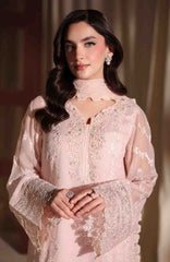 Luxe By Azure Unstitched Chiffon Embroidered 3 Piece Suit  - AZLUXL- 164- Twirling Tulip  - Summer Collection