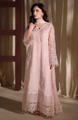 Luxe By Azure Unstitched Chiffon Embroidered 3 Piece Suit  - AZLUXL- 164- Twirling Tulip  - Summer Collection