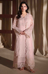 Luxe By Azure Unstitched Chiffon Embroidered 3 Piece Suit  - AZLUXL- 164- Twirling Tulip  - Summer Collection