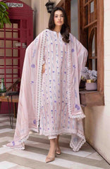 M Basic Elaheh Vol-II By Maria B Unstitched Lawn  Printed  3 Piece Suit - MBSCELPL10 - Summer Collection