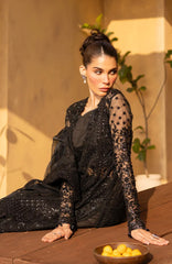 Regalia Formals By EmaanAdeel Unstitched Embroidered 3 Piece Suit - EARG25IN- VELVRA- Formal Collection
