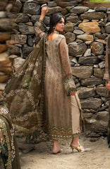 Vasal Vol II  by Charizma Unstitched Embroidered Chiffon 4 Piece Suit- CHZVSL-13 - Festive Collection