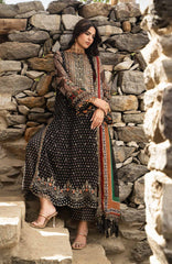 Vasal Vol II  by Charizma Unstitched Embroidered Chiffon 4 Piece Suit- CHZVSL-15 - Festive Collection