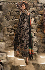 Vasal Vol II  by Charizma Unstitched Embroidered Chiffon 4 Piece Suit- CHZVSL-15 - Festive Collection
