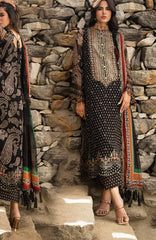 Vasal Vol II  by Charizma Unstitched Embroidered Chiffon 4 Piece Suit- CHZVSL-15 - Festive Collection