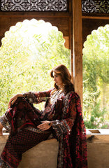 Vasal Vol II  by Charizma Unstitched Embroidered Chiffon 4 Piece Suit- CHZVSL-16 - Festive Collection