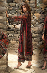 Vasal Vol II  by Charizma Unstitched Embroidered Chiffon 4 Piece Suit- CHZVSL-16 - Festive Collection