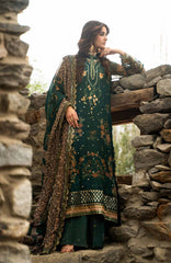 Vasal Vol II  by Charizma Unstitched Embroidered Chiffon 4 Piece Suit- CHZVSL-18 - Festive Collection