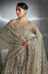 Seraphine by Zarposh Unstitched Chiffon Embroidered 3 Piece Suit- ZRPSHN-07-WILLOW- Formal Collection