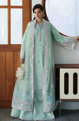Chikankari By Qalamkar Unstitched Lawn Embroidered 3 Piece Suit - QLMCKL-08- Seren- Summer Collection