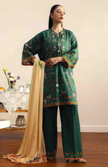 Coco Prints Drop-Two By Zara Shahjahan Unstitched Lawn Printed 3 Piece Suit - CCZSDIILP-7B- Takara- Summer Collection