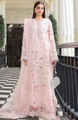 Luxury Lawn Eid II By Maria B Unstitched Lawn Embroidered 3 Piece Suit - MBEDIILXL-2- Summer Collection