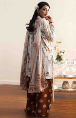 Coco Prints Drop-Two By Zara Shahjahan Unstitched Lawn Printed 3 Piece Suit - CCZSDIILP-8A- Yuki- Summer Collection
