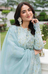 Florance By Rang Rasiya Unstitched Lawn Embroidered 3 Piece Suit  - RRFLRL- Yasna - Summer Collection