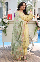 Florance By Rang Rasiya Unstitched Lawn Embroidered 3 Piece Suit  - RRFLRL- Yumna - Summer Collection