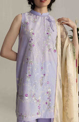 Coco Lawn Edit II by Zara Shahjahan Unstitched  Lawn Embroidered 3 Piece Suit -CCZSEDLII-3B- Yura- Summer Collection