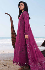 Sahil  By Qalamkar Unstitched Lawn Embroidered 3 Piece Suit - QLMSL01 - Zara - Summer Collection