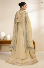 Meraki by Zarif Unstitched Chiffon Embroidered  3 Piece Suit - ZRFMRK09-DARYA  - Festive Collection