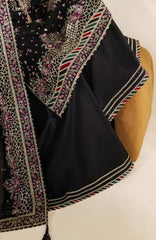 Meraki by Zarif Unstitched Chiffon Embroidered  3 Piece Suit - ZRFMRK02-MEHSKI  - Festive Collection
