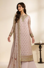 Meraki by Zarif Unstitched Chiffon Embroidered  3 Piece Suit - ZRFMRK06-SAMA  - Festive Collection