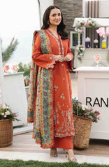 Florance By Rang Rasiya Unstitched Lawn Embroidered 3 Piece Suit  - RRFLRL- Zahra - Summer Collection