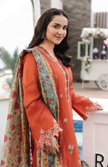 Florance By Rang Rasiya Unstitched Lawn Embroidered 3 Piece Suit  - RRFLRL- Zahra - Summer Collection