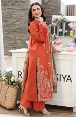 Florance By Rang Rasiya Unstitched Lawn Embroidered 3 Piece Suit  - RRFLRL- Zahra - Summer Collection