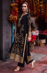 Talia By Freesia Unstitched Embroidered Suit 3 Piece -FRSTL25F2- Formal Collection