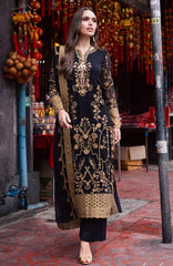 Talia By Freesia Unstitched Embroidered Suit 3 Piece -FRSTL25F2- Formal Collection