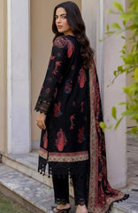 Printed LinenVol-1 By Mausummery Unstitched Linen 3 Piece - MUSV1LN-01 - Alstroemeria - Winter Collection