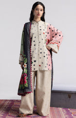 Coco Prints Vol-4 By Zara Shahjahan Unstitched Lawn Printed 3 Piece Suit - CCZSV4LP-5A- AMELIA- Summer Collection
