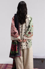 Coco Prints Vol-4 By Zara Shahjahan Unstitched Lawn Printed 3 Piece Suit - CCZSV4LP-5A- AMELIA- Summer Collection
