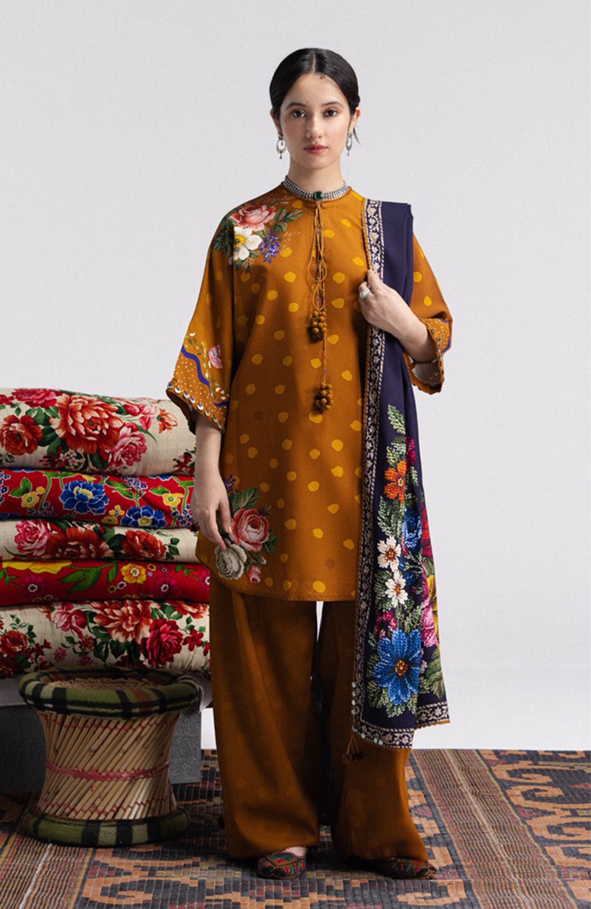 Coco Prints Vol-4 By Zara Shahjahan Unstitched Lawn Printed 3 Piece Suit - CCZSV4LP-5B- AMELIA- Summer Collection