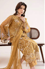 Anaya Noor by Zebtan Unstitched Chiffon Embroidered 3 Piece Suit  ZBNARA-02- Festive Collection