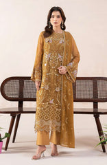 Anaya Noor by Zebtan Unstitched Chiffon Embroidered 3 Piece Suit  ZBNARA-02- Festive Collection