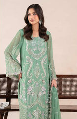 Anaya Noor by Zebtan Unstitched Chiffon Embroidered 3 Piece Suit  ZBNARA-06- Festive Collection