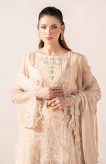 Anaya Noor by Zebtan Unstitched Chiffon Embroidered 3 Piece Suit  ZBNARA-09- Festive Collection