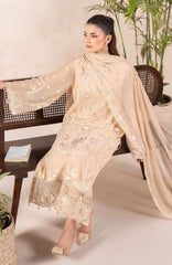 Anaya Noor by Zebtan Unstitched Chiffon Embroidered 3 Piece Suit  ZBNARA-09- Festive Collection