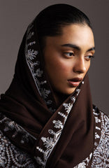 Saraab by Zara Shahjahan Unstitched Embroidered Marina 3 Piece Suit ZSJSRBW- AQEEQ - Winter Collection