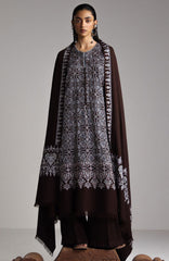 Saraab by Zara Shahjahan Unstitched Embroidered Marina 3 Piece Suit ZSJSRBW- AQEEQ - Winter Collection