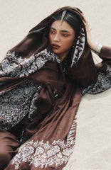 Saraab by Zara Shahjahan Unstitched Embroidered Marina 3 Piece Suit ZSJSRBW- AQEEQ - Winter Collection