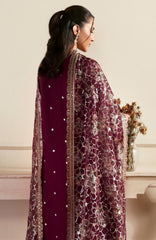 Siraya by Zarif Unstitched Embroidered Chiffon 3 Piece Suit - ZRFSRYF-08-ARASH- Wedding Collection
